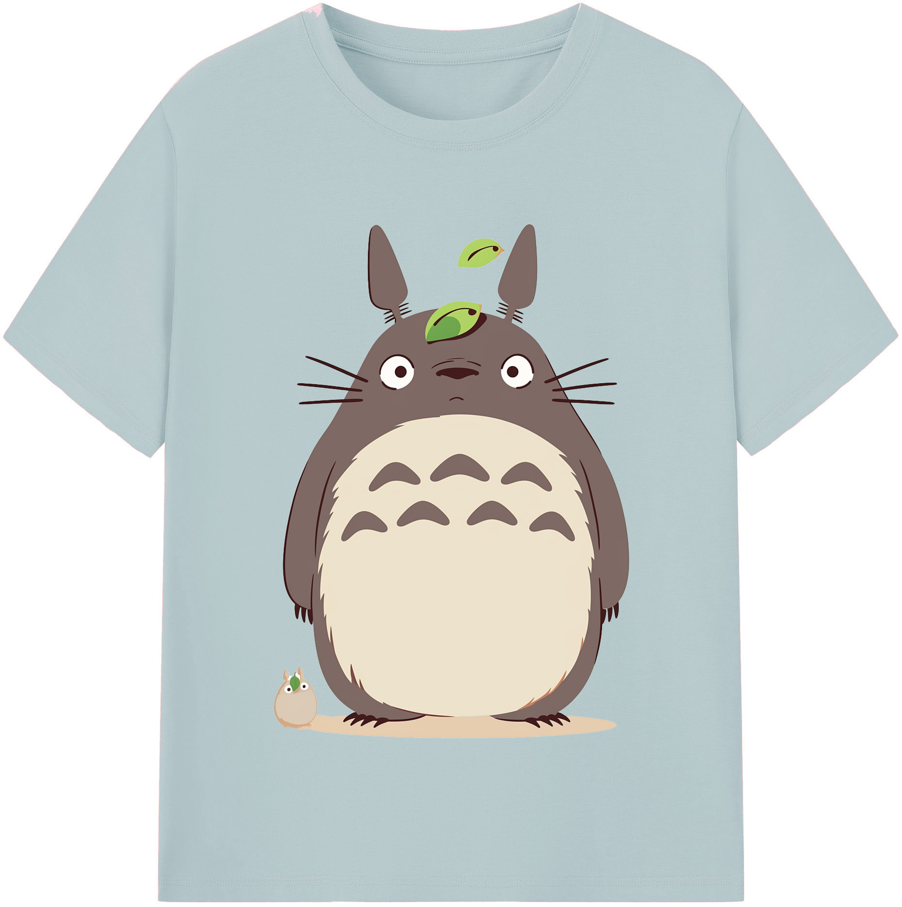 （画像用） となりのトトロ 草壁メイ 草壁サツキ My Neighbor Totoro Satsuki Kusakabe Mei Kusakabe 綿100％半袖Tシャツ（フロントプリント）